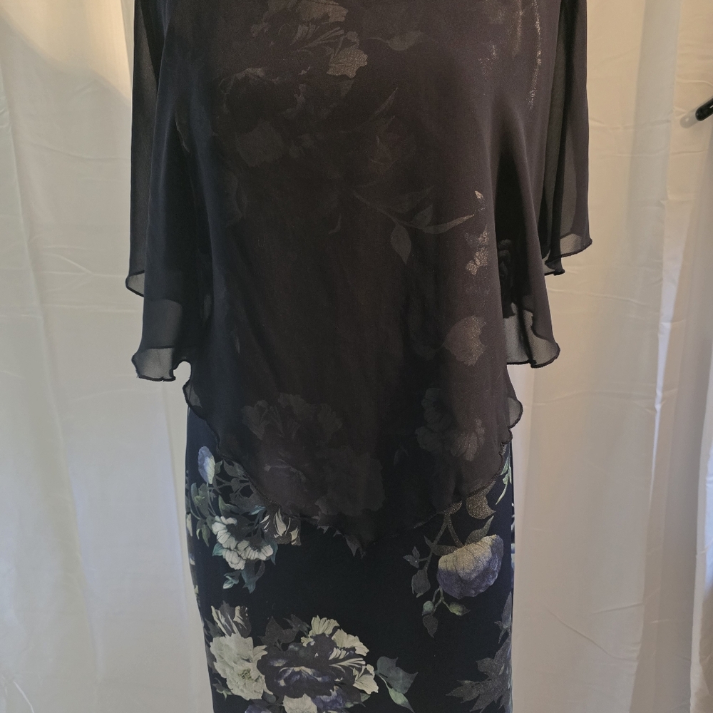 Enfocus Studio Black and Green Dress